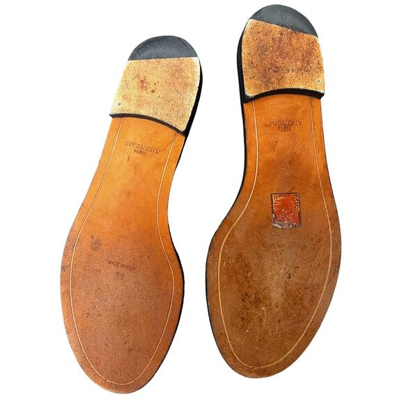 Givenchy Paris Snakeskin Leather Slide Sandals Brown Ivory Size 39 - Picture 5 of 8